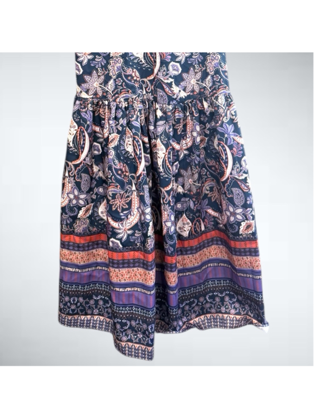 Current Air Boho Paisley Print Midi Dress Size S - Picture 5 of 13